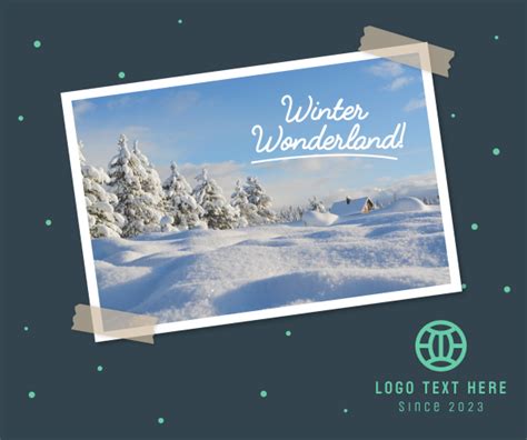 Winter Wonderland Facebook post | BrandCrowd Facebook post Maker