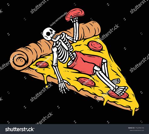 348 Skeleton pizza Stock Illustrations, Images & Vectors | Shutterstock