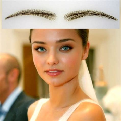 01 human hair eyebrows/ false eyebrows /fake eyebrows-in Eyebrow Enhancers from Health & Beauty ...