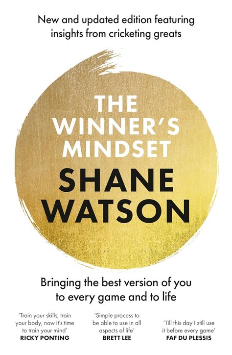 The Winner's Mindset: Shane Watson: 9781460765142: Amazon.com: Books