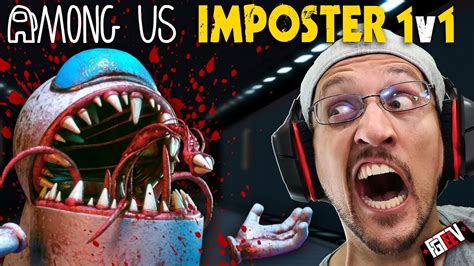 AMONG US but it's TERRIFYING! 1v1 Imposter vs Crewmate Game (FGTeeV Plays IMPOSTER HIDE)