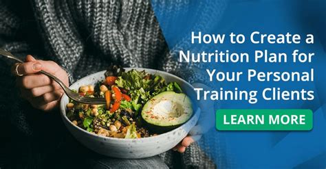 How to Create a Nutrition Plan for Your Personal Training Clients | Nutrition, Nutrition plans ...