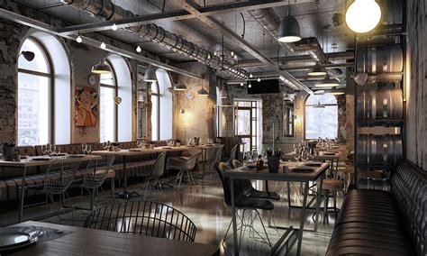 INDUSTRIAL CAFE DESIGN | Behance