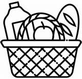 Picnic Basket Food coloring Page  Free Printable Coloring Pages sketch template