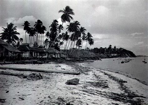 The Beach at Kampong Ayer Gemurur, c1948. | Changi, Old photos, East coast