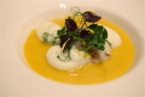 Japanese Pumpkin Soup with Smokey Milk Foam @ TEN Japanese Fine Dining Restaurant - Malaysia ...