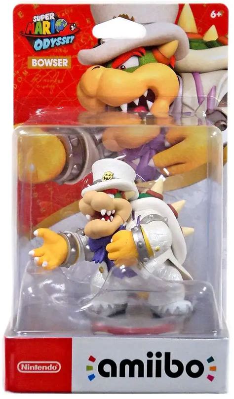 Nintendo Super Mario Odyssey Amiibo Bowser Mini Figure Wedding Outfit ...