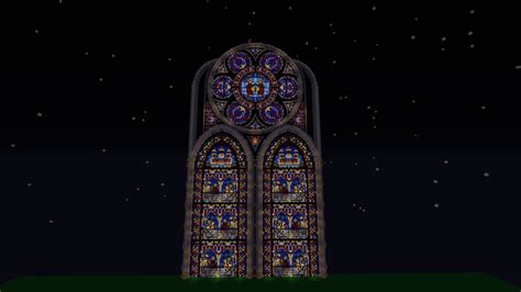 Fantasy stained glass cathedral(WIP) Minecraft Map