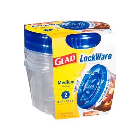 Glad LockWare Containers & Lids Medium - 2 CT Reviews 2021