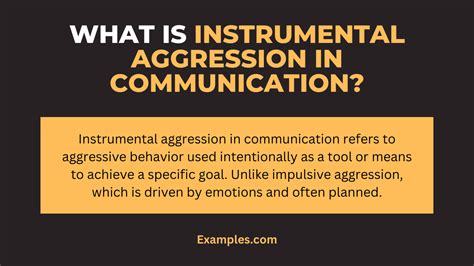 Instrumental Aggression in Communication - 19+ Examples, How to Use, Tips