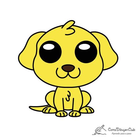 Cómo dibujar un Perro Labrador Kawaii | COMODIBUJAR.CLUB