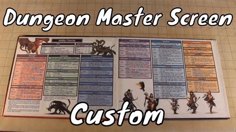 D&D (5e): Custom Dungeon Master Screen. - YouTube