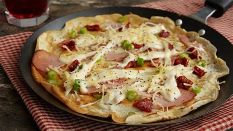 Savoury pancakes with ham and cheese recipe - BBC Food