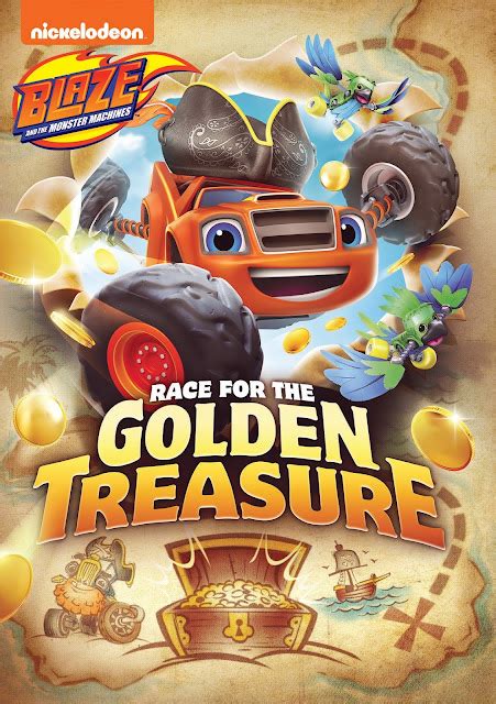 Blaze and the Monster Machines: Race for the Golden Treasure DVD Review ...