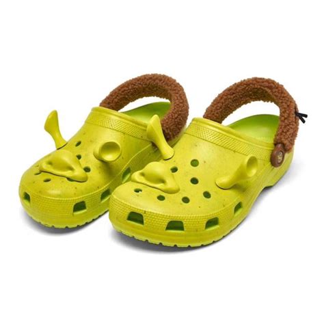 DreamWorks x Crocs Classic Clog (Shrek/ Green/ Green/ Brown) Men US 8 ...