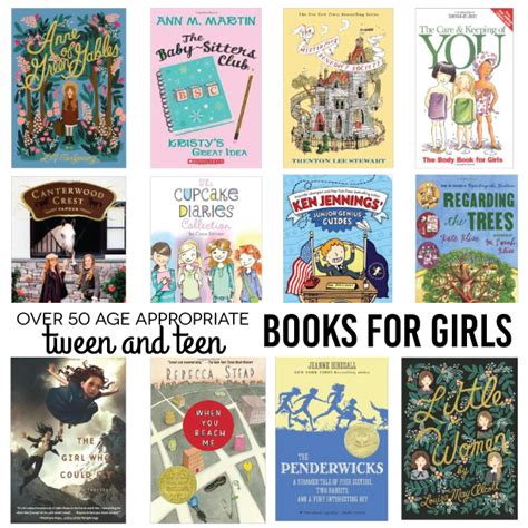 Over 50 Age Appropriate Tween and Teen Books for Girls. Book Series For Girls, Books For Tween ...