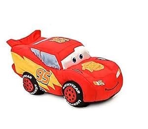 Amazon.com: Disney Lightning McQueen Plush Toy - 14'': Toys & Games