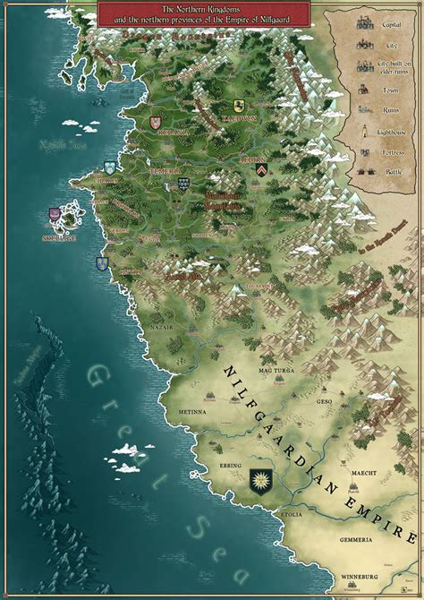 The Witcher Map by stratomunchkin on DeviantArt