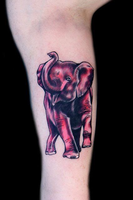 pink elephant tattoo Pin brought to you by New America: Dedicated to ...