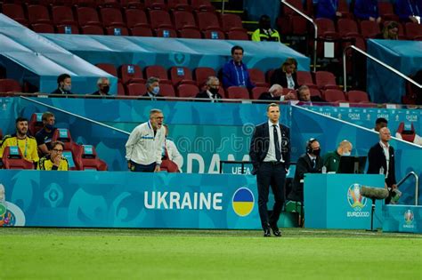 EURO 2020. the Football Match Ukraine Vs Netherlands Editorial Photography - Image of coach ...