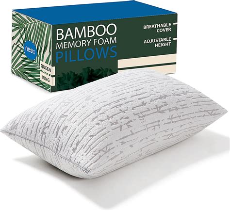 Amazon.com: Clara Clark King Size Memory Foam Pillow, Luxury Bamboo ...