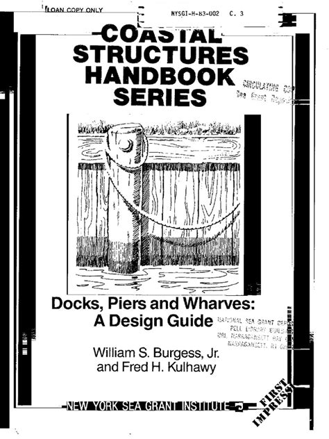 Docks Piers and Wharves a Design Guide | PDF