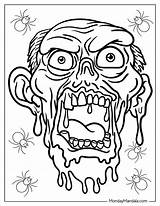 Zombie Coloring Images sketch template