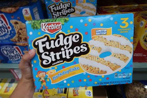 Keebler Fudge Stripes Birthday Cake 3ct $3.99 | My BJs Wholesale Club