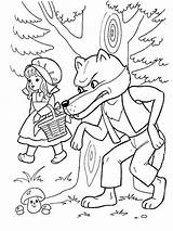 Little Red Riding Hood Coloring Pages  Learny Kids sketch template