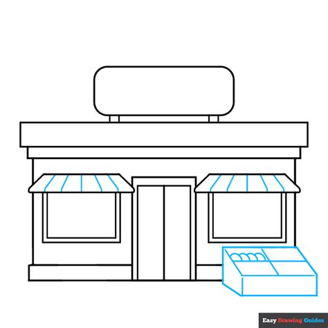 How to Draw a Shop - Really Easy Drawing Tutorial