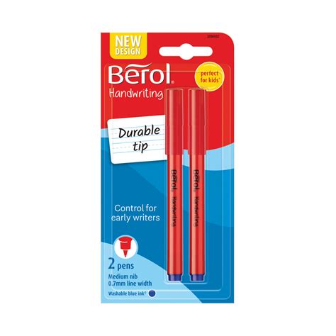 Berol Handwriting Blue Blister Pens, Pack of 24 - S0672920