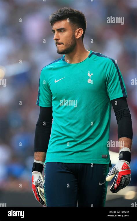 Tottenham Hotspur goalkeeper Paulo Gazzaniga during the UEFA Champions League Final at the Wanda ...