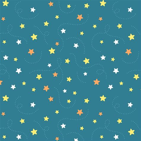 Free Vector | Hand drawn star pattern illustration