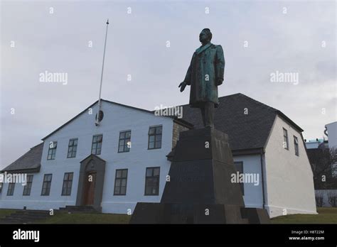 Stjórnarráðið (Iceland Prime Minister's Office), Reykjavik Stock Photo ...