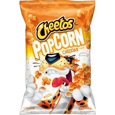 Cheetos Cheddar Flavored Popcorn, 7 oz Bag - Walmart.com - Walmart.com