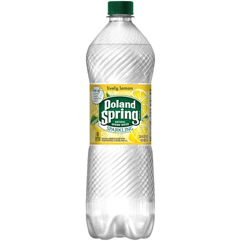 Poland Spring Lively Lemon Sparkling Water, 33.8 Fl. Oz. - Walmart.com