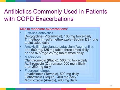 Antibiotics for Acute Exacerbztions of COPD