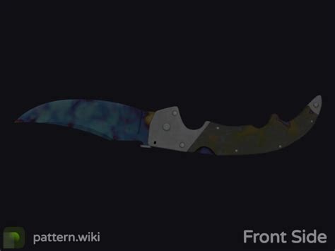 Falchion Knife | Case Hardened - pattern.wiki