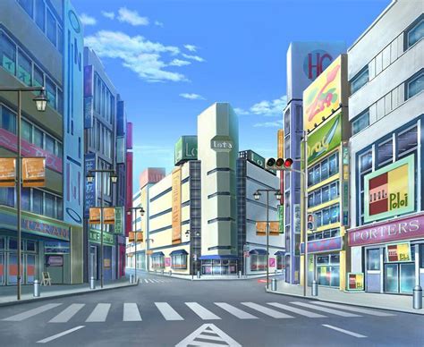 Anime Street Scenery by https://otakukyeopta.deviantart.com on @DeviantArt | Cenário anime ...