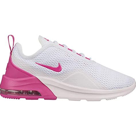 Nike - Nike Women's Air Max Motion 2 Running Shoe White/Laser Fuchsia ...