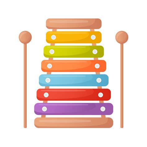 cartoon vector colorful xylophone toy 5858562 Vector Art at Vecteezy