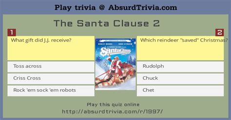 Trivia Quiz : The Santa Clause 2