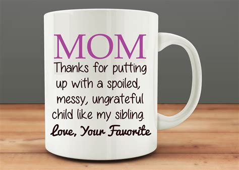 Mom coffee mug funny mom mug mothers day coffee mug by MugCountry