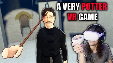 Harry Potter in VR is WILD | A Very Potter VR Game Quest 2 Gameplay - YouTube