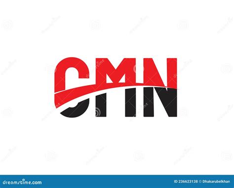 CMN Letter Initial Logo Design Vector Illustration Stock Vector - Illustration of isolated ...