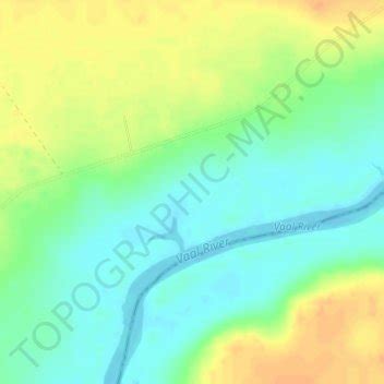 Bloemhof Dam Nature Reserve topographic map, elevation, terrain