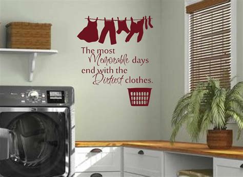 Laundry room decor wall art matt vinyl decal laundry