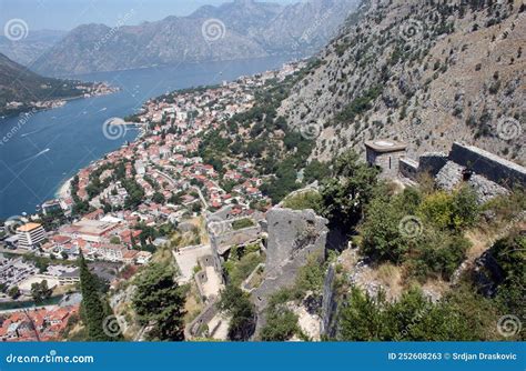 Kotor City Walls, Montenegro Stock Image - Image of mountain, cobblestone: 252608263