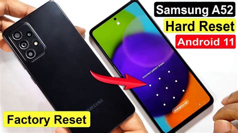 Samsung Galaxy A52 Hard Reset | Pattern Unlock | Samsung A52 (SM-A525F) Factory Reset Android 11 ...