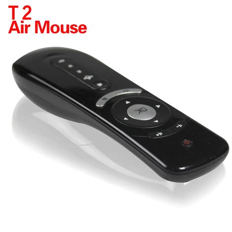 MINI Fly Air Mouse T2 Remote Control 2.4GHz Wireless 3D Gyro Motion Stick For Android TV Box ...